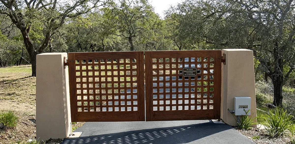 Driveway gate installation for a residential property in Las Vegas, NV