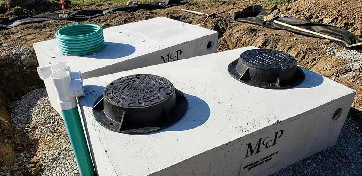 Grease trap installation unit set in place for drainage protection in Las Vegas, NV