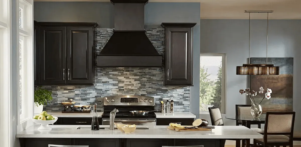 Kitchen cabinet painting and refinishing in a modern kitchen in Las Vegas, NV